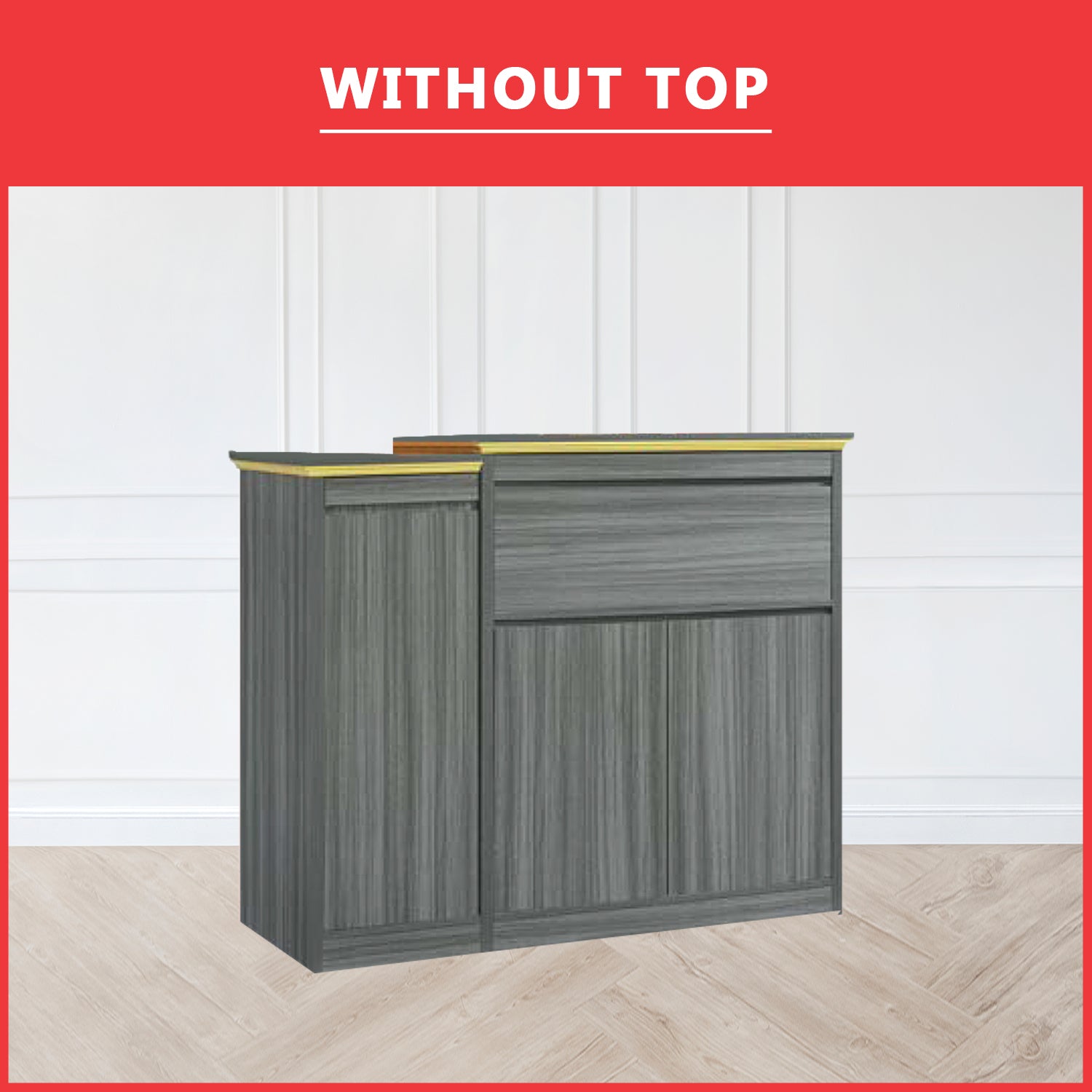 Chase Oriental Altar Table with Top Altar Cabinet Fire Resistant Laminated MDF Board