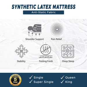 DR Chiro CHIRO SUPPORT 6" Mattress - Full Synthetic Latex w/ Anti-Static Fabric