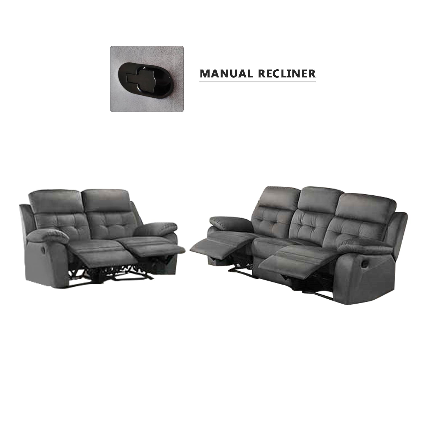 Itzel 1/2/3-Seater PetFriendly Scratch-Resistant Sofa All Seat Manual/Electric Recliner