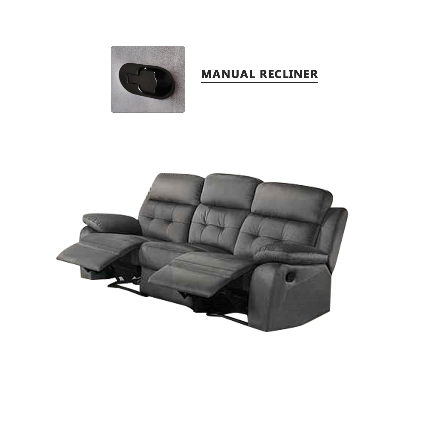Itzel 1/2/3-Seater PetFriendly Scratch-Resistant Sofa All Seat Manual/Electric Recliner