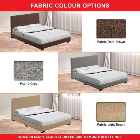 Image of Gonzo Divan Bed Frame Fabric / Faux Leather Colour Options - All Sizes Available