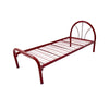 Frana Series 3 Single Metal Bed Frame in Red Colour w/ Optional Mattress Add On