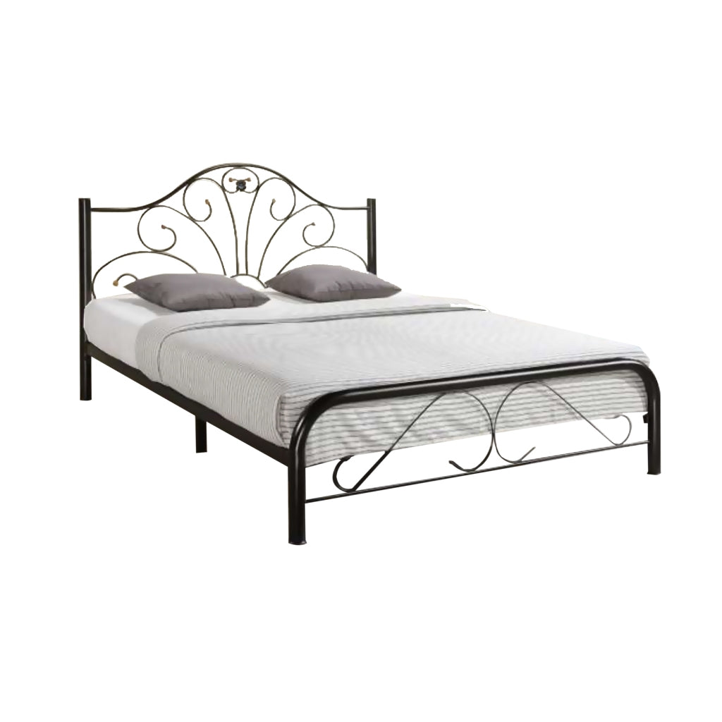 Julie Series 10 Queen Metal Bed Frame Collection w/ Optional Mattress Add On