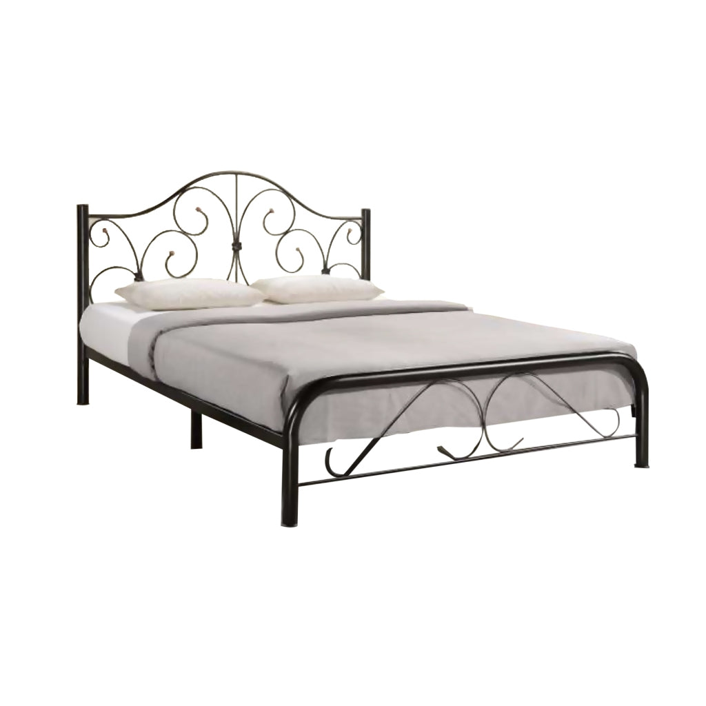 Julie Series 11 Queen Metal Bed Frame Collection w/ Optional Mattress Add On