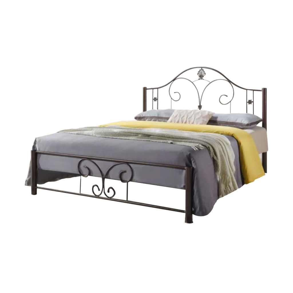 Julie Series 12 Queen Metal Bed Frame Collection w/ Optional Mattress Add On