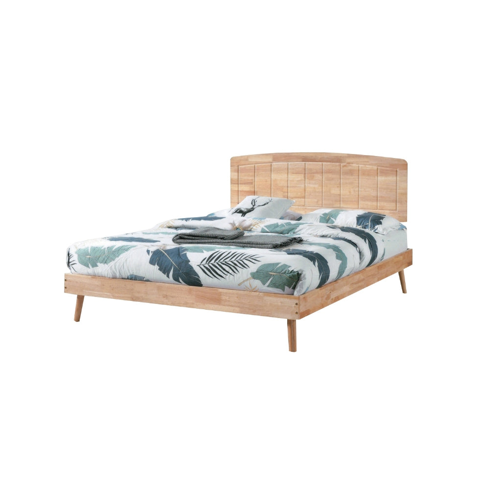 Venus Wooden Bedframe Queen/King Size In 2 Colours with Mattress Option - Solid Wood