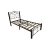 Frana Series 18 Single Metal Bed Frame in Copper Colour w/ Optional Mattress Add On