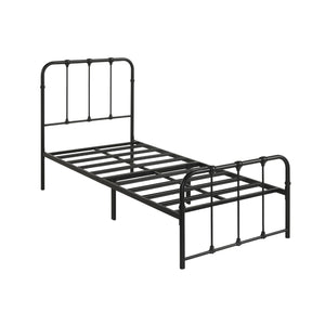 Gina Metal Bed Frame in White And Black Colors - All Sizes Available