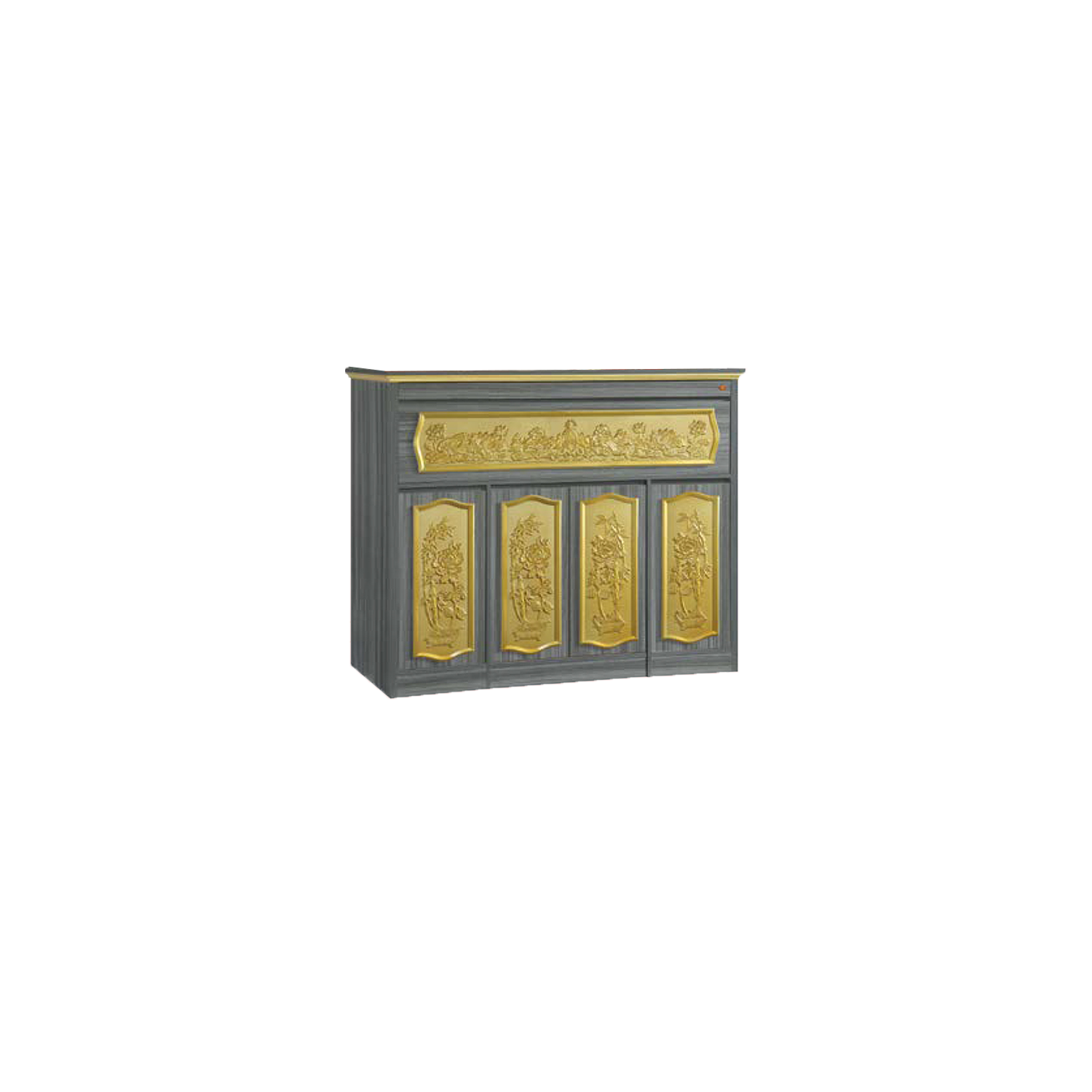 Nanci Oriental Altar Table with Top Altar Cabinet Fire Resistant Altar Cabinet