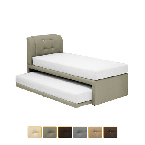 Image of Gurney 3 in 1 Bed Frame and Pull Out Bed In Single and Super Single Size-3 in 1 Bed-Furnituremart.sg