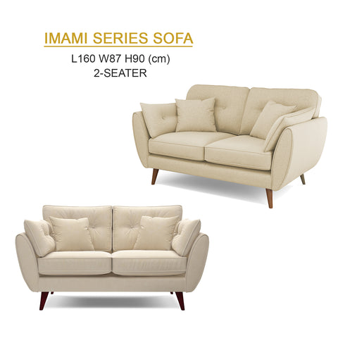 Image of Imani Series 1/2/3 Seater Sofa Fabric/Faux Leather in 8 Colors
