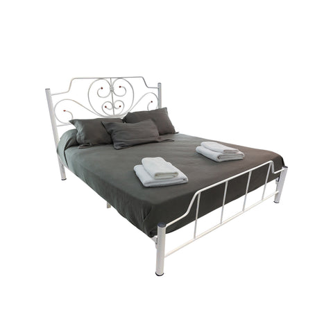 Image of Sabel Queen Size Metal Bed Frame with Mattress-Bed Frame-Furnituremart.sg