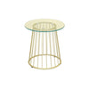 Guedes Contemporary Tempered Glass Side Table-Side Table-Furnituremart.sg
