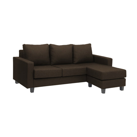 Image of Farhita L- Shaped Leather/ Fabric Sofa In 8 Colours-Sofa-Furnituremart.sg