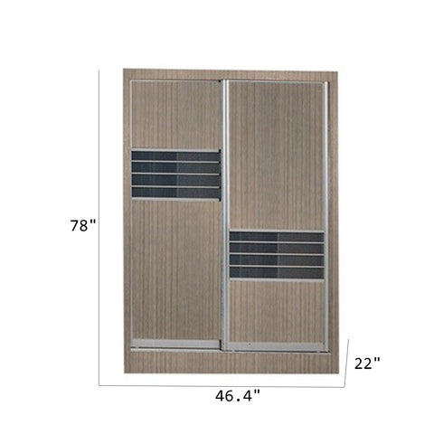 Image of Cielo Series 2 2-Door Sliding Door Wardrobe Multicompartment