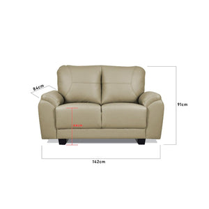 Serta Leather 2/3 Seater Sofa In 5 Colours-Furnituremart.sg