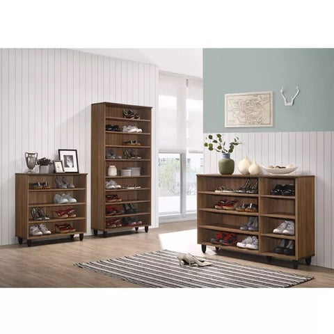 Image of Merlot 3 Doors Shoes Cabinet Storage