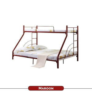 Devon Metal Double Decker Bed Frame with Optional Mattress Add On
