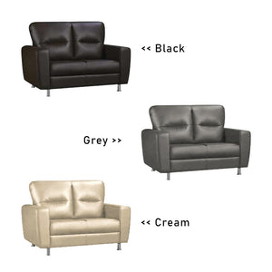 Adeline 2/3 Seater Faux Leather Sofa Set In 6 Colours-Furnituremart.sg