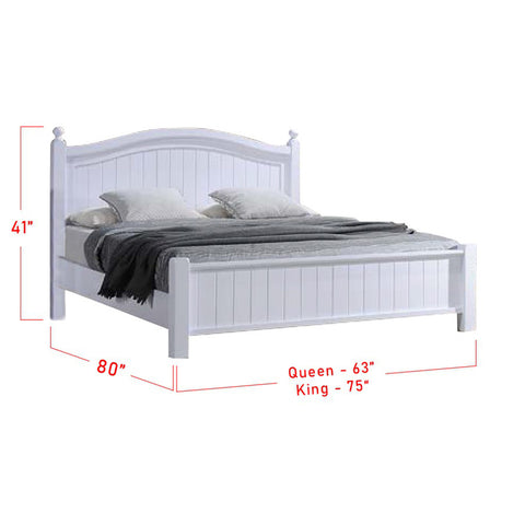 Image of Ari  Wood Bed Frame