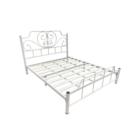 Image of Sabel Queen Size Metal Bed Frame with Mattress-Bed Frame-Furnituremart.sg