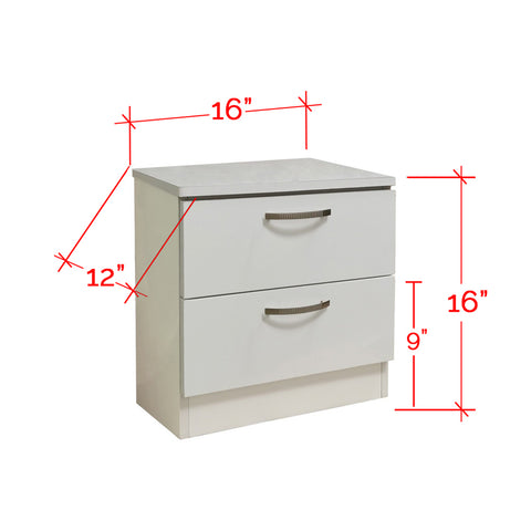 Image of Furnituremart Bane Series small nightstand