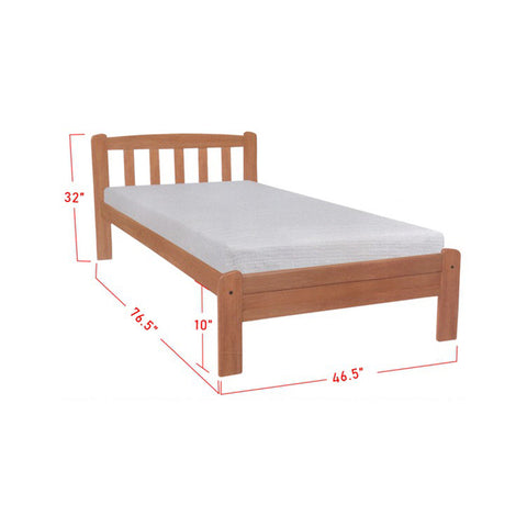 Image of Furnituremart Caelan wooden bed base