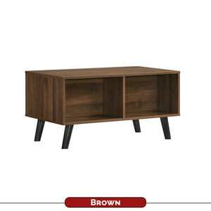 Connar Coffee Table In Brown and Walnut