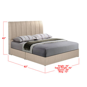 Furnituremart Dani low leather bed frame