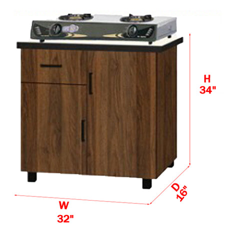 Image of Bally Series 8 Cooking Cabinet/ Kitchen Storage Cabinet. Fully Assembled.