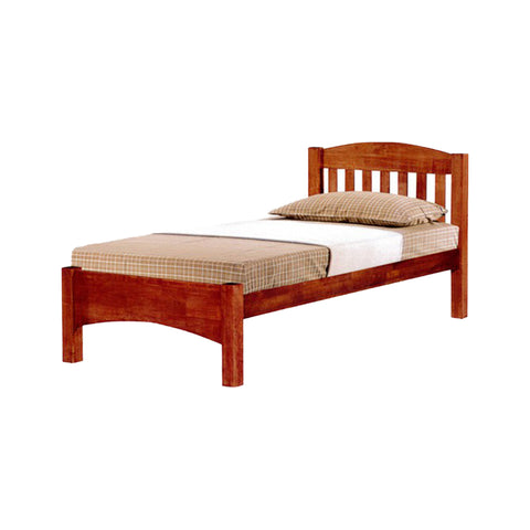 Image of Furnituremart Ezra low wooden bed frame