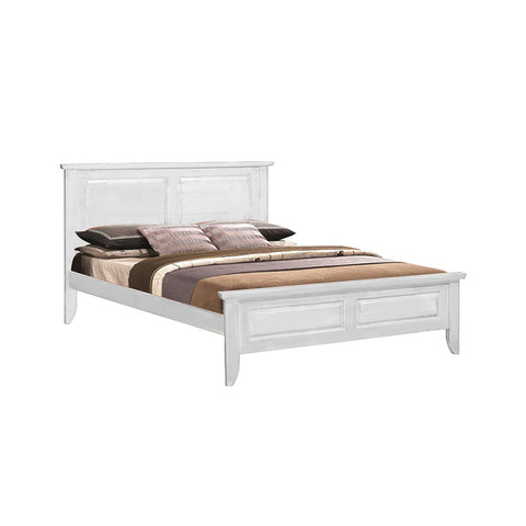 Image of Furnituremart Gilligan solid wood platform bed