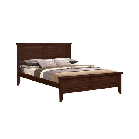 Image of Furnituremart Gilligan simple wood bed frame