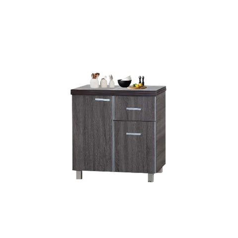 Image of Lulu Series 7 Low Kitchen Cabinet with Drawer & Gas Cabinet in Walnut