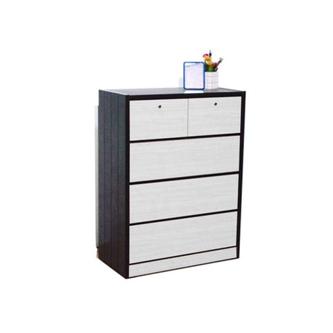 Image of Mio Series 9 Drawer Chest In Black & White. FREE DELIVERY