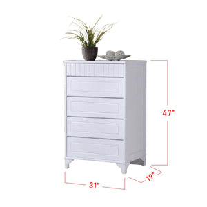 Furnituremart Jean Series Korean Style solid wood chest of drawers