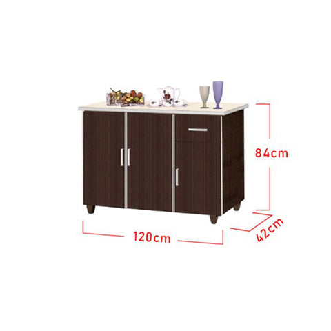 Image of Furnituremart Kara pantry cabinet