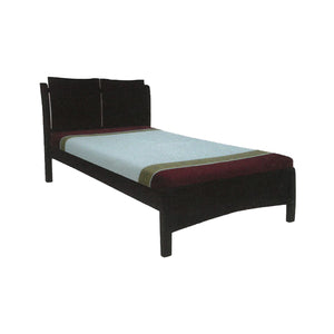 Kerry Wooden Bed Frame Cherry, And Walnut In Super Single Size-Bed Frame-Furnituremart.sg