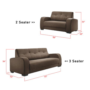 Kyra 2/3/4 Seater L Shaped Sofa Set with Chaise In 4 Colors-Furnituremart.sg
