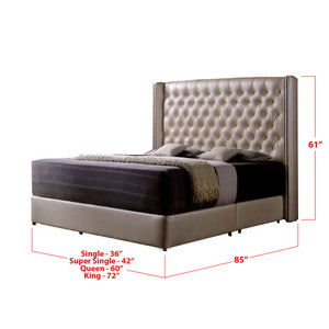 Furnituremart Lainey pu leather bed