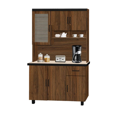 Image of Bally Series 16 Series Tall Kitchen Cabinet with Drawers. Fully Assembled