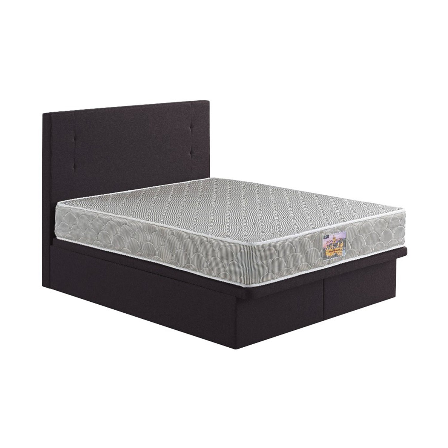 Nivie Series Leather Storage Divan Beige In Single, Super Single, Queen, and King Size