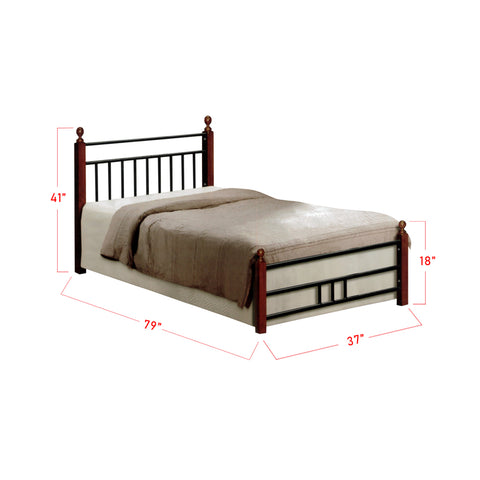 Image of Furnituremart Omri Series solid wood bed frame