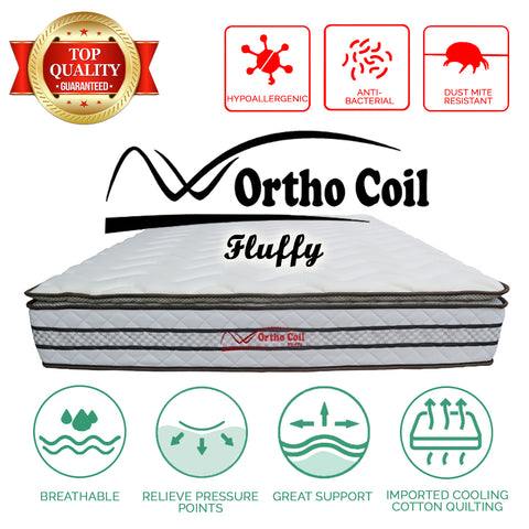 Image of OrthoCoil Fluffy Cooling Mattress