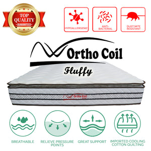 OrthoCoil Fluffy Cooling Mattress