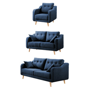 Parlo 1/2/3 Seater Fabric Sofa 6 Colours-Sofa-Furnituremart.sg