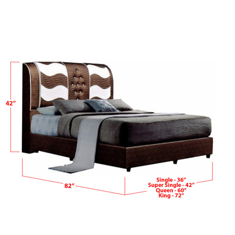 Image of Furnituremart Sage luxury leather bed frames