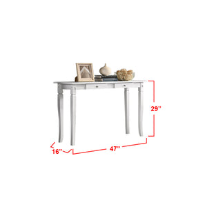 Brann Series 13 Study Side Table In White. Fully Assembly