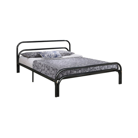 Image of Furnituremart Suzana Series black bed frame
