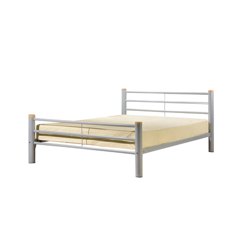 Image of Furnituremart Suzana Series white metal bed